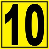 Placuta pentru depozit numarul 10 randul 10 poarta 10